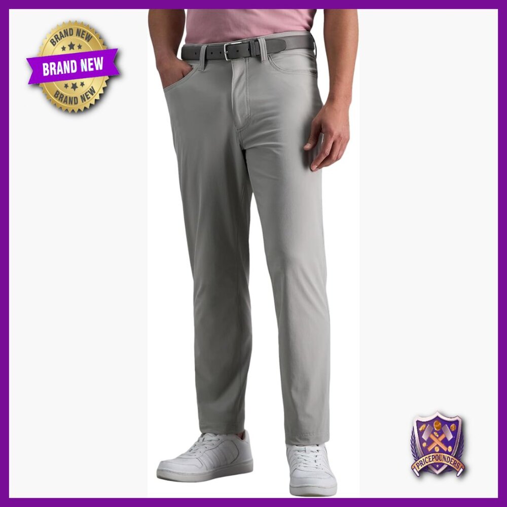 Men's Performance Stretch Tech Pants Straight Fit… - image 1